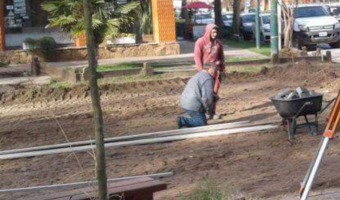 Pavimento articulado en Alameda 208 y Buenos Aires